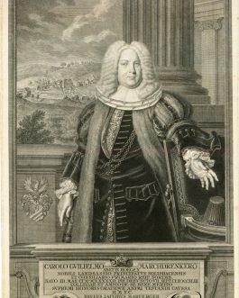 MARCHDRENKER VON UND ZU HOEGEN, KARL WILHELM: Carolo Guilielmo Marchdrenkero Abet in Heogen.