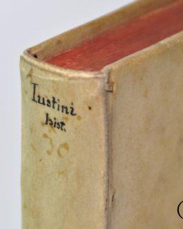 VOSSIUS, Isaac: Iustini. Historiarum Ex Trogo Pompeio lib. XLIV. Ex recensione Isaaci Vossii. Amstelodami, Typis Danielis Elzevirii. A° 1671.