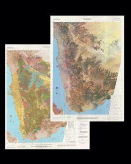 YEMEN (NORTH) GEOLOGICAL MAP / SATELLITE PHOTOGRAPHIC CARTOGRAPHY / PETROLEUM INDUSTRY