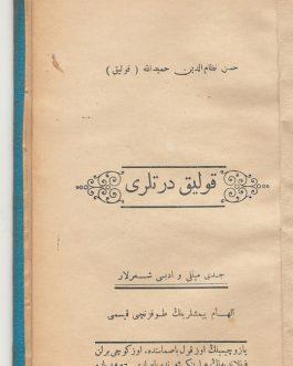 TATAR PRINTING IN FINLAND: قوليق درتلرى [Quliq därtläre / Sorrows of Red Birch]